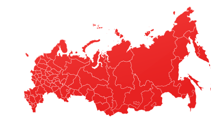 Карта России: отделения движения в 58 регионах, включая Приморский край